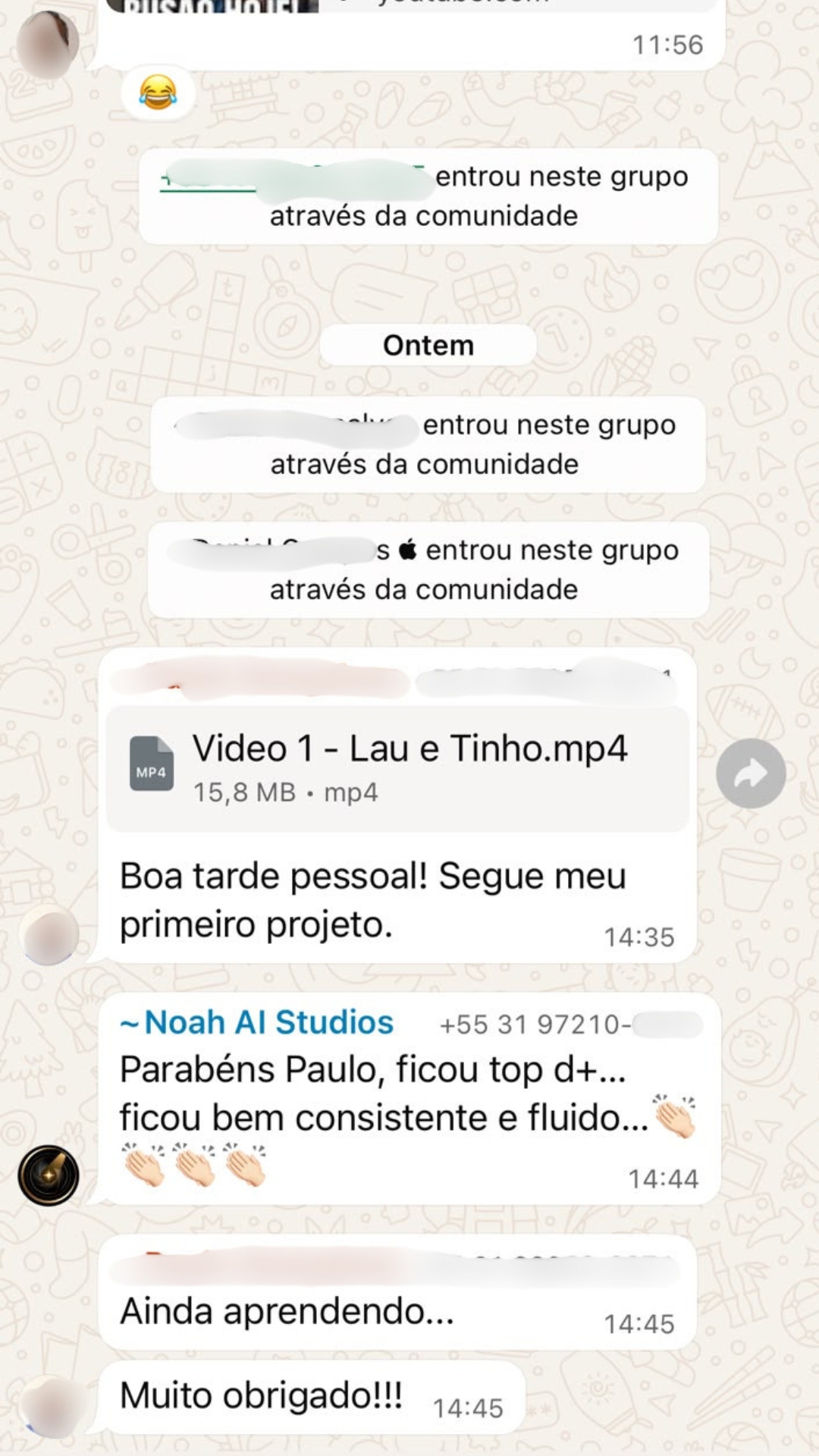 Primeiro projeto entregue por um aluno do método