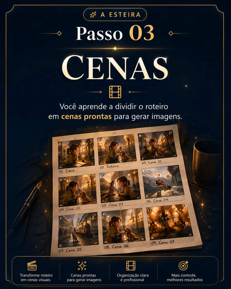 Passo 03 — Cenas